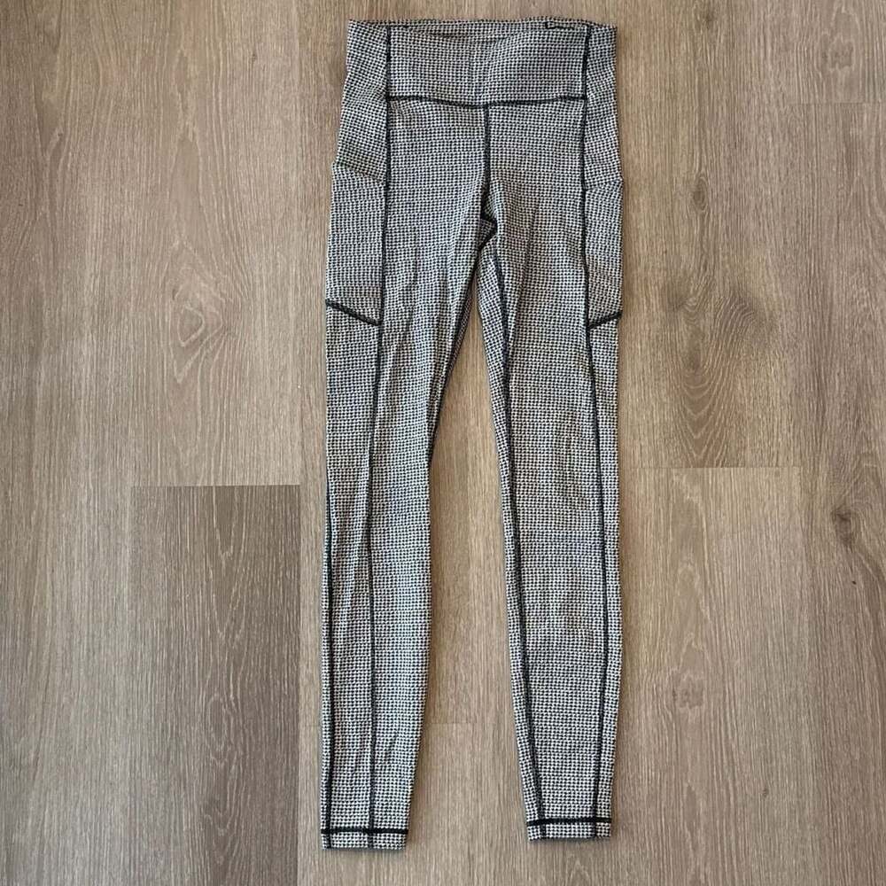 Lululemon Speed Up Tight Legging Houndstooth Side...